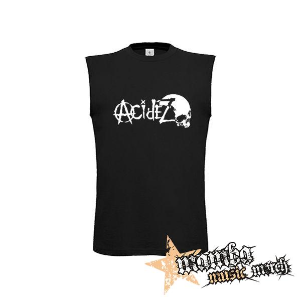 ACIDEZ - Logo - čierne pánske tričko bez rukávov