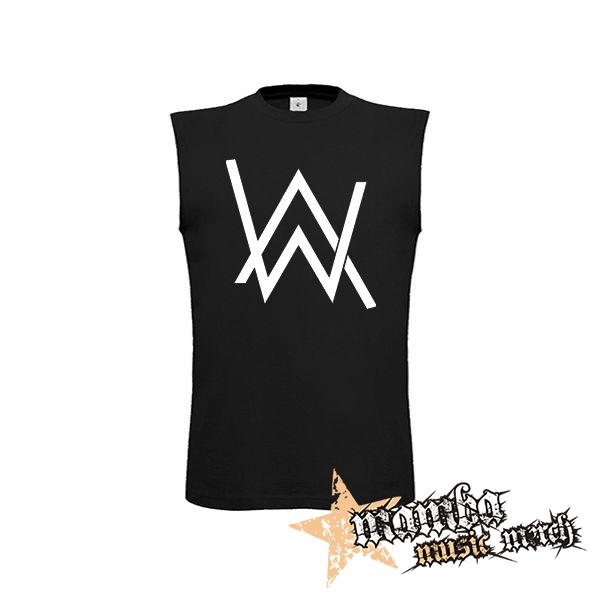 ALAN WALKER - Logo - čierne pánske tričko bez rukávov