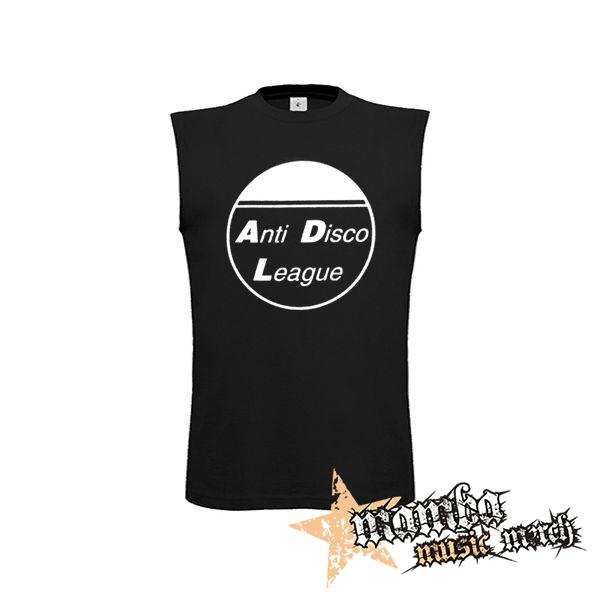 ANTI DISCO LEAGUE - Logo Circle - čierne pánske tričko bez rukávov