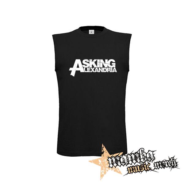 ASKING ALEXANDRIA - Logo - čierne pánske tričko bez rukávov