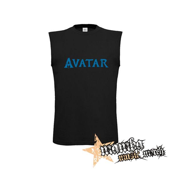 AVATAR - Movie Logo - čierne pánske tričko bez rukávov