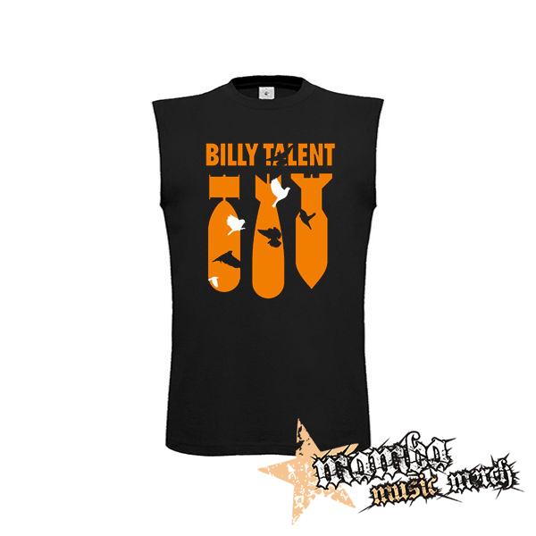 BILLY TALENT - Bombs Orange - čierne pánske tričko bez rukávov