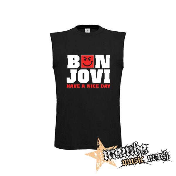 BON JOVI - Have A Nice Day - čierne pánske tričko bez rukávov