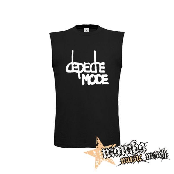 DEPECHE MODE - Logo People Are People - čierne pánske tričko bez rukávov