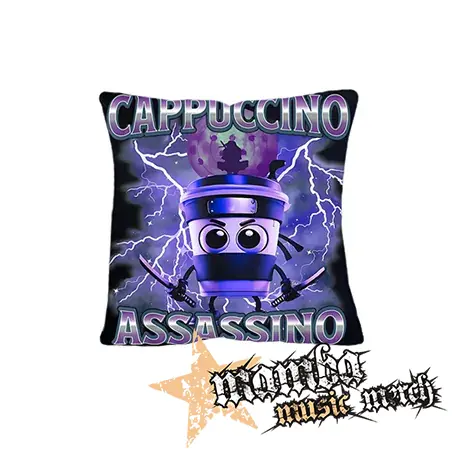 CAPPUCCINO ASSASSINO - Poster Motive 5 NA CIERNE - vankúš