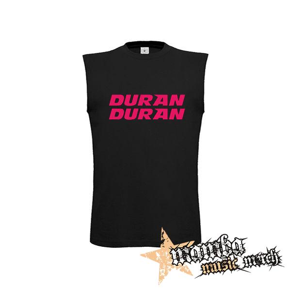 DURAN DURAN - Pink Logo - čierne pánske tričko bez rukávov