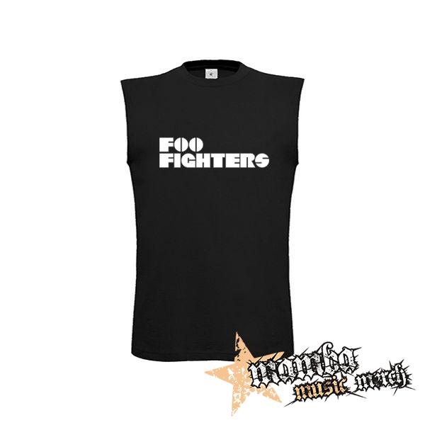 FOO FIGHTERS - Logo Present - čierne pánske tričko bez rukávov