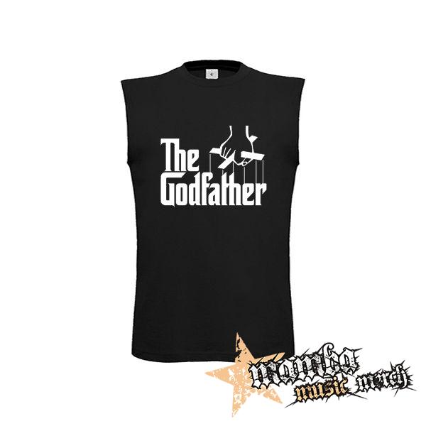 GODFATHER - Logo - čierne pánske tričko bez rukávov