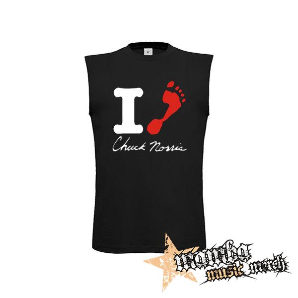 CHUCK NORRIS - I Love Chuck Norris - čierne pánske tričko bez rukávov