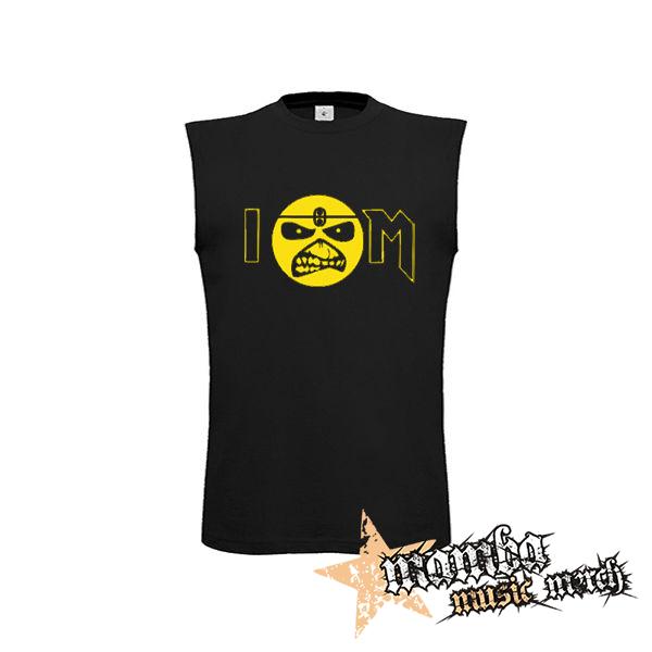 IRON MAIDEN - I Love Iron Maiden Yellow Eddie - čierne pánske tričko bez rukávov