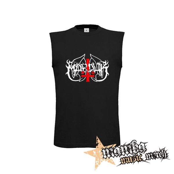 MARDUK - Red Cross Logo - čierne pánske tričko bez rukávov