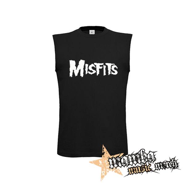 MISFITS - Simple Logo - čierne pánske tričko bez rukávov