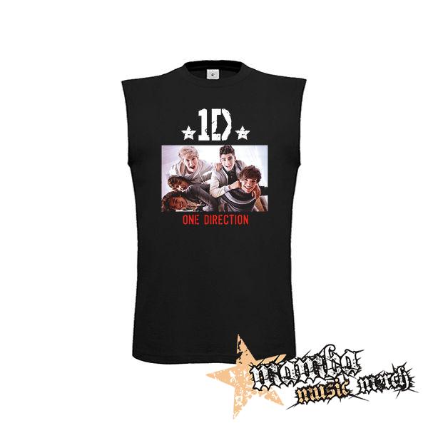 ONE DIRECTION - Star - čierne pánske tričko bez rukávov