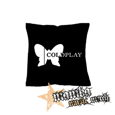 COLDPLAY - Butterfly Logo - vankúš
