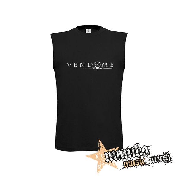 PLACE VENDOME - Logo - čierne pánske tričko bez rukávov