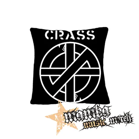 CRASS - Logo And Symbol Crest - vankúš
