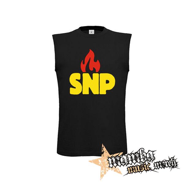 SNP - Slovenské Národné Povstanie - čierne pánske tričko bez rukávov