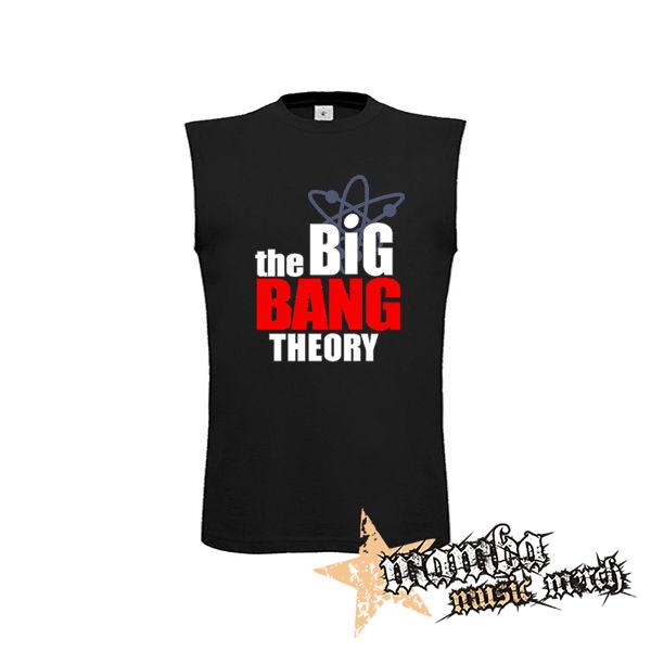 THE BIG BANG THEORY - Teoria Veľkeho Tresku - Logo - čierne pánske tričko bez rukávov