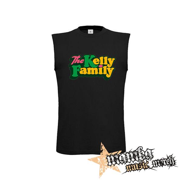 THE KELLY FAMILY - Logo Colour - čierne pánske tričko bez rukávov