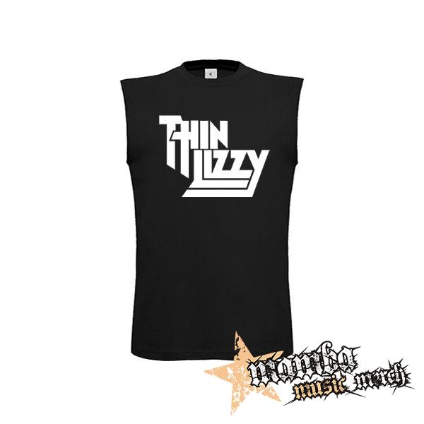 THIN LIZZY - Logo - čierne pánske tričko bez rukávov