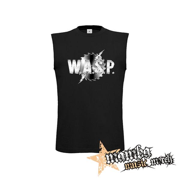 W.A.S.P. - Logo - čierne pánske tričko bez rukávov