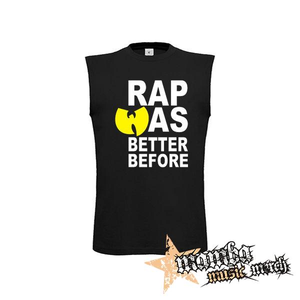 WU TANG CLAN - Rap Was Better Before - čierne pánske tričko bez rukávov