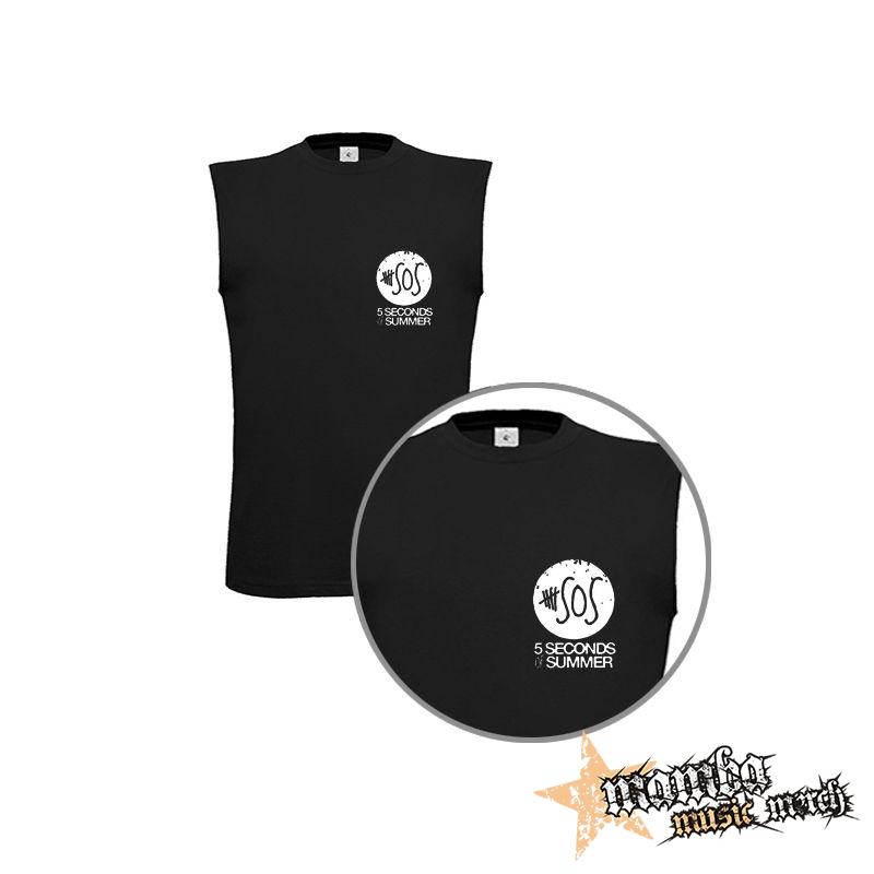 5 SECONDS OF SUMMER - Sign - čierne pánske tričko bez rukávov