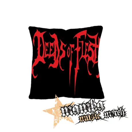 DEEDS OF FLESH - Logo - vankúš