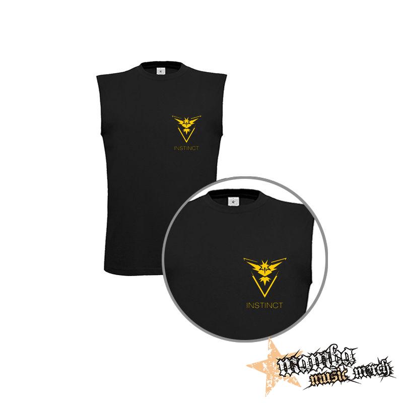 POKEMON - Instinct - čierne pánske tričko bez rukávov