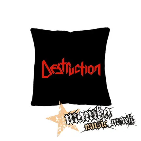 DESTRUCTION - Red Logo - vankúš