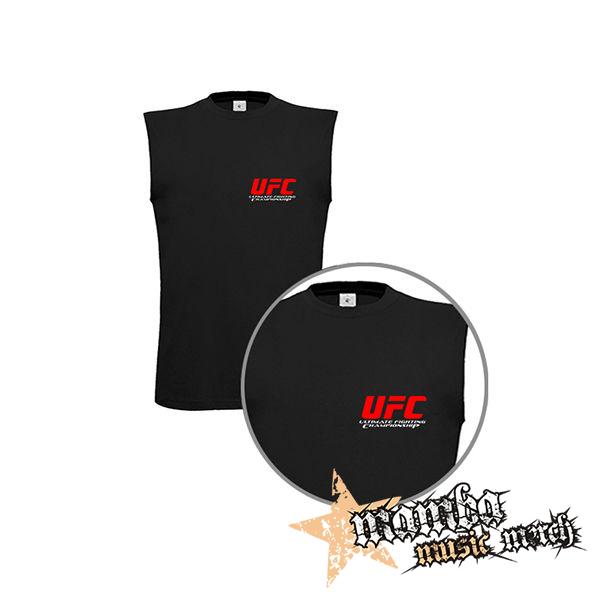 UFC - Ultimate Fighting Championship - čierne pánske tričko bez rukávov