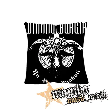 DIMMU BORGIR - In Sorte Diaboli NA ČIERNE - vankúš