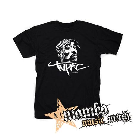 2 PAC - Portrait Years - čierne detské tričko