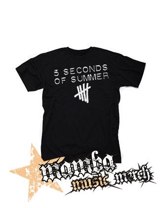 5 SECONDS OF SUMMER - Logo - čierne detské tričko