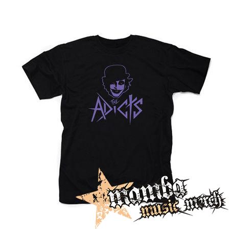ADICTS - Purple Feline - čierne detské tričko