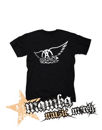 AEROSMITH - Logo Motive 2 - čierne detské tričko