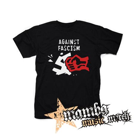 AGAINST FASCISM - čierne detské tričko