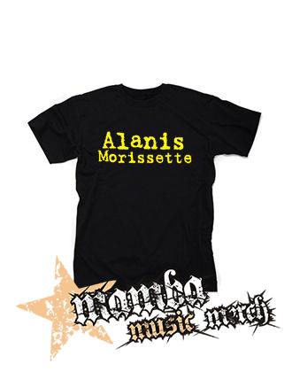 ALANIS MORISSETTE - Logo - čierne detské tričko
