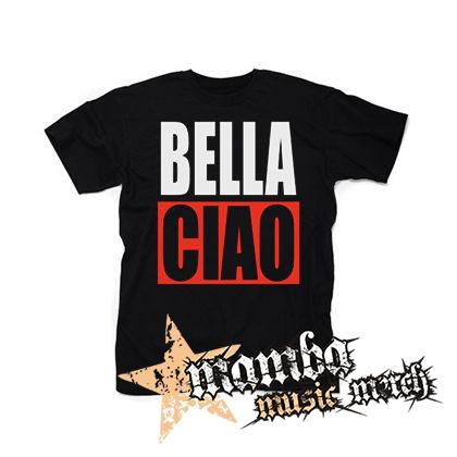 BELLA CIAO - čierne detské tričko