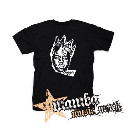 BIGGIE SMALLS - Portrait - čierne detské tričko