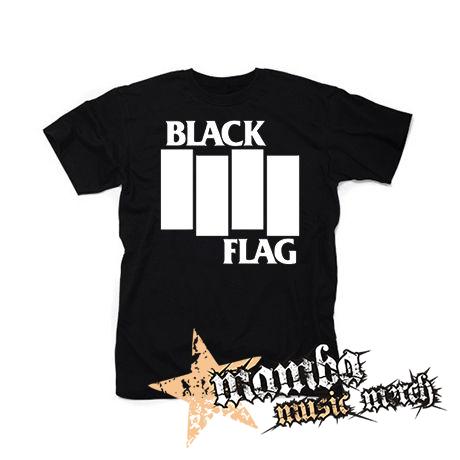 BLACK FLAG - Logo Crest - čierne detské tričko