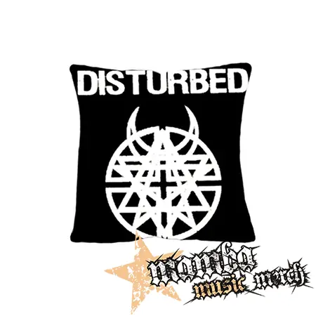 DISTURBED - Logo - vankúš