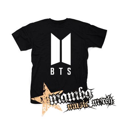 BTS - BANGTAN BOYS - Logo 2 - čierne detské tričko
