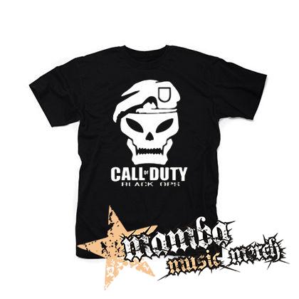 CALL OF DUTY - Skull - čierne detské tričko