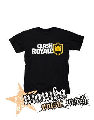 CLASH ROYALE - Logo - čierne detské tričko