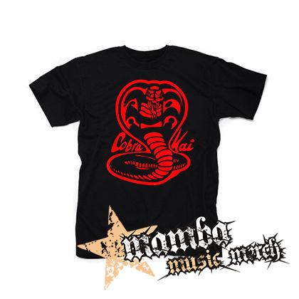 COBRA KAI - Red Cobra Logo - čierne detské tričko