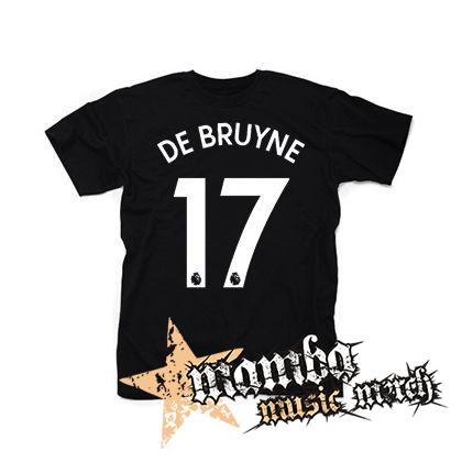 DE BRUYNE - 17 - čierne detské tričko