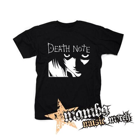 DEATH NOTE - Logo And Portrait - čierne detské tričko