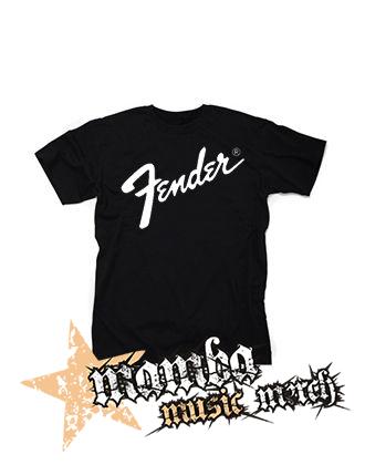 FENDER - Logo - čierne detské tričko