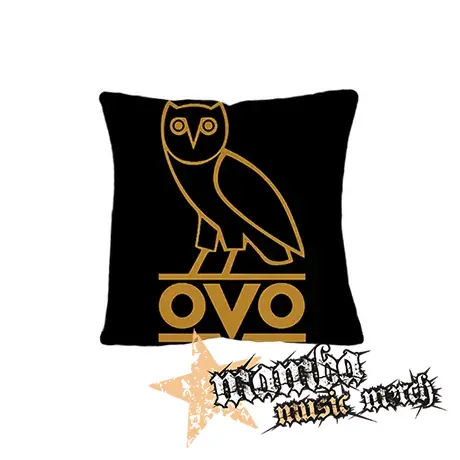DRAKE - Gold OVO Logo - vankúš